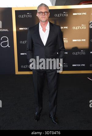 Los Angeles, USA. Februar 2026. Der Schauspieler Eric Dane, 53, starb am 19. Februar in Los Angeles, Kalifornien. Er starb nach einem Kampf gegen als, auch bekannt als Lou Gehrig-Krankheit. Eric Dane kommt am 20. April 2022 zur Euphoria Los Angeles FYC-Veranstaltung im Academy Museum in Los Angeles, CA. © OConnor/AFF-USA.com Credit: AFF/Alamy Live News Stockfoto