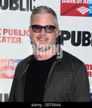 **DATEIFOTO** Eric Dane ist gestorben. NEW YORK, NY - 16. JUNI: Schauspieler Eric Dane nimmt am 16. Juni 2015 an der Eröffnungsnacht des Public Theatre von „The Tempest“ im Delacorte Theater Teil. Quelle: Harry Pluviose/MediaPunch Stockfoto