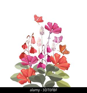 Vektor-Blumen Stock Vektor