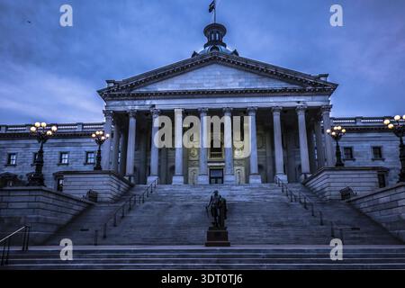 Columbia, South Carolina, USA: Außenansicht des South Carolina State House in Columbia, South Carolina Stockfoto