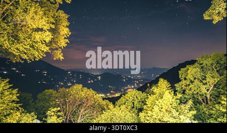 Wunderschöne Naturkulisse im maggie Valley Nord carolina Stockfoto