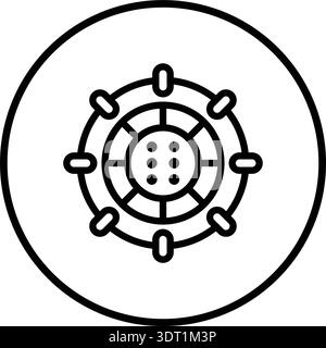 Stargate Vector Icon Design Illustration Stock Vektor
