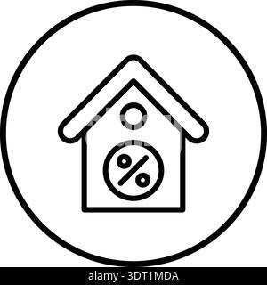 Grafik Des Vektorsymbols In Prozent Stock Vektor