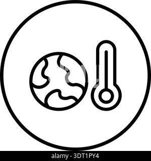 KlimabildungVektor-Symbol Design-Illustration Stock Vektor
