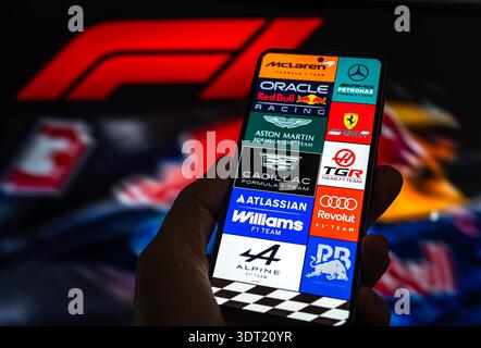Formel 1 - F1 die höchste Klasse internationaler Autorennen Stockfoto