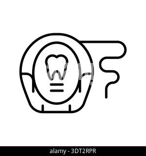 Symbol für schwarze Linien für digitale und gedruckte Projekte. PFAS-Produkt. Minimale bereinigte Symbole für Apps und Websites. Moderne einfache Symbole für UI UX und Stock Vektor