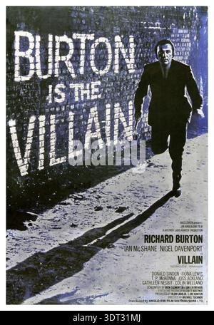 RICHARD BURTON in VILLAIN (1971) unter der Regie von MICHAEL TUCKER. ANGLO-EMI / Album Stockfoto
