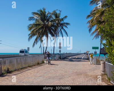 11 Mile Bridge, Florida Keys USA Stockfoto