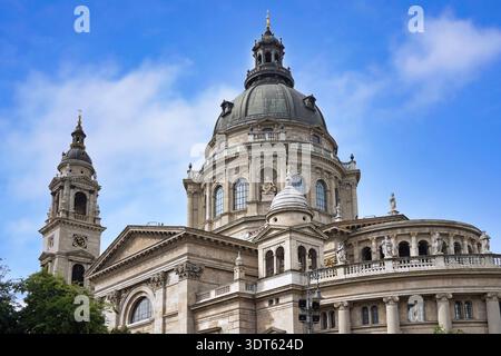 Barocke Kuppel des Stephansdoms in Budapest Stockfoto