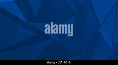 Abstrakter blauer Hintergrund modernes Farbverlauf-Design-Muster. Marineblaues Business-Textur geometrisches elegantes dunkles abstraktes Hintergrundbanner Stock Vektor