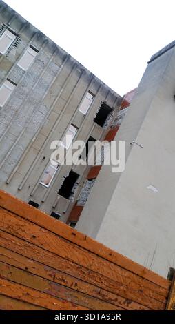 Die Architektur Hintergründe und Objekte. Konstruktivistischer Stil. Stockfoto