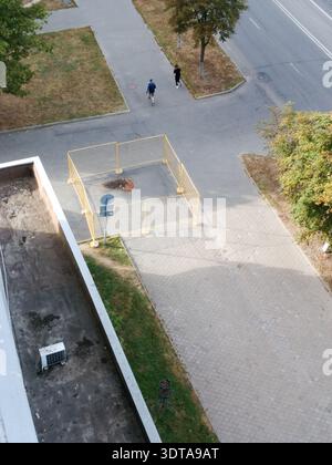 Die Architektur Hintergründe und Objekte. Konstruktivistischer Stil. Stockfoto