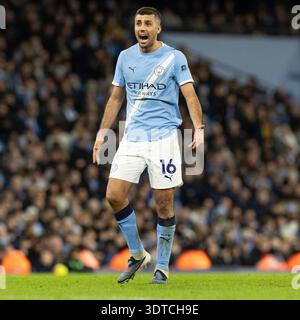 Rodri #16 des FC Manchester City während des Premier League-Spiels zwischen Manchester City und Newcastle United im Etihad Stadium, Manchester am Samstag, den 21. Februar 2026. (Foto: Mike Morese | MI News) Credit: MI News & Sport /Alamy Live News Stockfoto