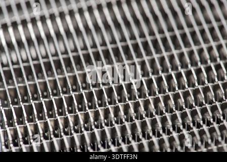 Nahaufnahme der modernen Computer-Prozessor Kühler oder Radiator oder Kühlkörper Stockfoto