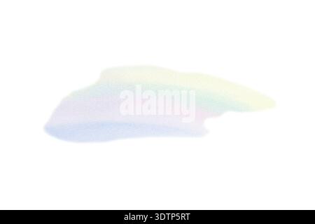 Weicher Regenbogenverlauf Aquarellhintergrund, traumhafte Mischungen. Magische und ätherische Waschung evoziert Themen von Einhörnern und Feen, für skurrile Kinder Stockfoto