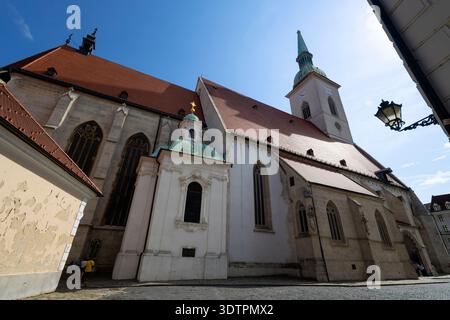 St. Martin's Cathedral in Bratislava, Slowakei, Europa Stockfoto