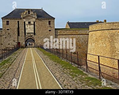 Zitadelle Port-Louis in der Nähe von Lorient, Morbihan, Bretagne, Frankreich, Europa Stockfoto