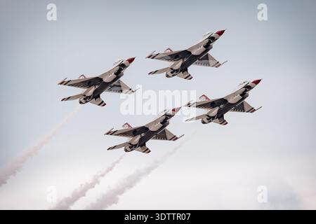 USAF Thunderbirds Diamond Formation Stockfoto