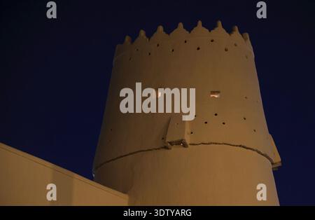 Das tägliche Leben in der Hauptstadt des Königreichs Saudi-Arabien - Riad. Al Masmak Palace Museum Stockfoto