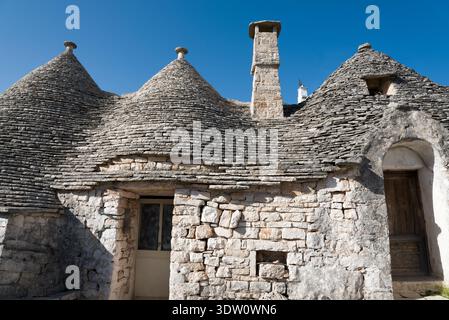 Altes Steinhaus in Alberobello Stockfoto