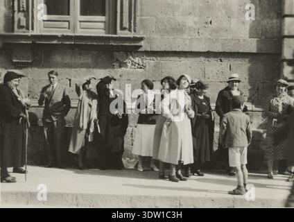 Via Minerva in Syrakus. 1924 Stockfoto