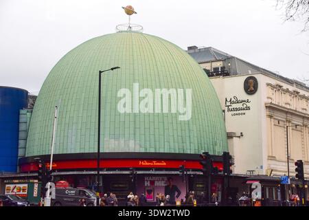 London, Großbritannien. Februar 2026. Madame Tussauds Außenansicht bei Tag. Quelle: Vuk Valcic/Alamy Stockfoto