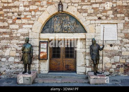15. Juni 2024, Belgrad, Serbien: Eintritt zur Ruzica-orthodoxen Kirche in der Belgrader Festung Stockfoto