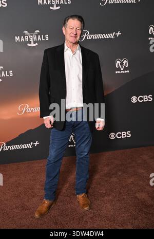 Los Angeles, USA. Februar 2026. Brett Cullen kam am 24. Februar 2026 zur Premiere von CBS’s „Marshals“ im Autry Museum of the American West in Los Angeles, CA. © Lisa OConnor/ Credit: AFF/Alamy Live News Stockfoto