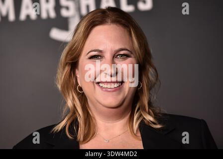 Los Angeles, USA. Februar 2026. Amy Reisenbach kam am 24. Februar 2026 zur Premiere von CBS’s „Marshals“ im Autry Museum of the American West in Los Angeles, CA. © LISA OConnor/ Credit: AFF/Alamy Live News Stockfoto