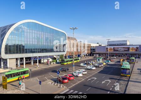 Poznan Glowny - Hauptbahnhof in Poznan, Woiwodschaft Großpolen in Polen Stockfoto