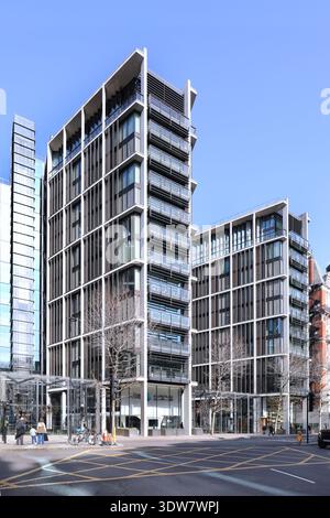 One Hyde Park, Luxuswohnungen in Knightsbridge, London, Großbritannien. Angeblich die teuersten Apartments in London. Stockfoto