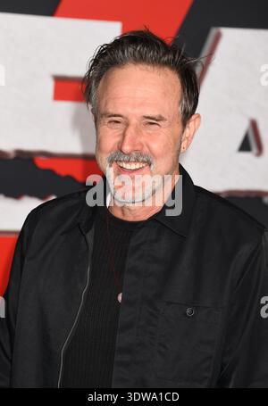 Los Angeles, ca. 25. Februar 2026. David Arquette bei der Weltpremiere von Scream 7 im Paramount Theater in Los Angeles, Kalifornien am 25. Februar 2026. Quelle: Jeffrey Mayer/Media Punch/Alamy Live News Stockfoto