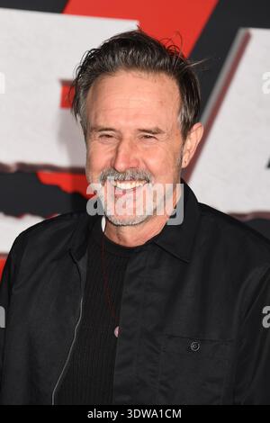 Los Angeles, ca. 25. Februar 2026. David Arquette bei der Weltpremiere von Scream 7 im Paramount Theater in Los Angeles, Kalifornien am 25. Februar 2026. Quelle: Jeffrey Mayer/Media Punch/Alamy Live News Stockfoto
