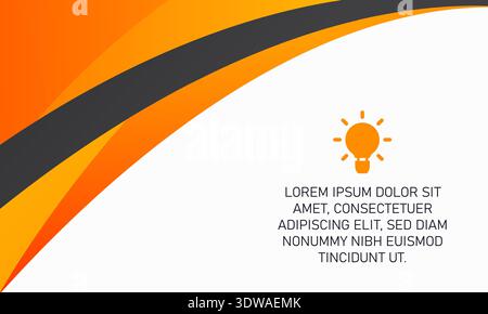 Hintergrund für moderne farbige gekrümmte Linien, kann für Business-Designs, Präsentationsdesigns oder andere geeignete Designs verwendet werden. Stock Vektor