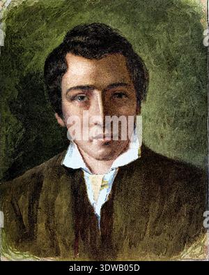 Heinrich Heine (1797-1856) deutscher Dichter Stockfoto
