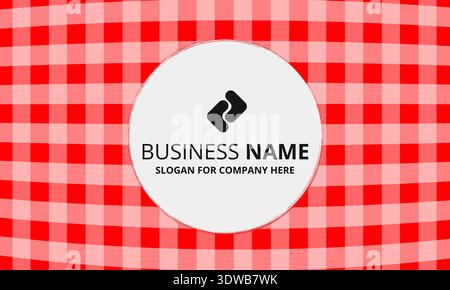Modern Red Geometric Business Background, kann für Geschäftsdesigns, Präsentationsdesigns oder andere geeignete Designs verwendet werden. Stock Vektor