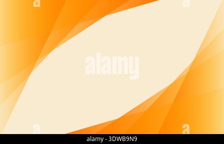 Stilvoller, glänzender orangefarbener Hintergrund mit geschwungenen Formen, kann für Business-Designs, Präsentationsdesigns oder andere geeignete Designs verwendet werden. Stock Vektor
