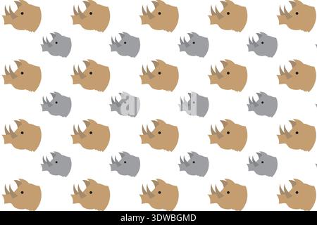 Flacher Wildschweinkopf-Hintergrund, kann für Geschäftsdesigns, Präsentationsdesigns oder andere geeignete Designs verwendet werden. Stock Vektor