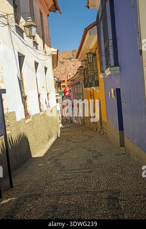 Urban Street in La Paz, Bolivien in Südamerika Stockfoto