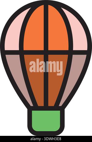 Luftballon Symbol Vektor Design Vorlagen einfaches und modernes Konzept Stock Vektor