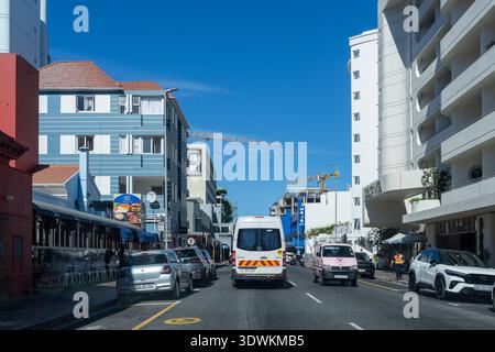 Sea Point Main Rd, Kapstadt - Südafrika Stockfoto