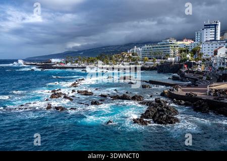 Spanien, Kanarische Inseln, Tenerif, Puerto de la Cruz Stockfoto