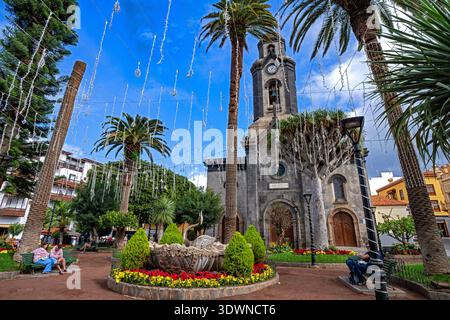 Spanien, Kanarische Inseln, Tenerif, Puerto de la Cruz, Iglesia de Nuestra Señora de la Peña de Francia Stockfoto