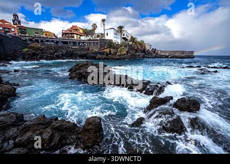 Spanien, Kanarische Inseln, Tenerif, Puerto de la Cruz Stockfoto