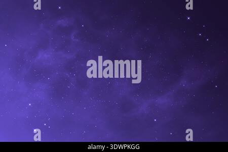 Galaxy-Hintergrund. Sternenkosmos Textur. Raumtapete mit Farbnebel. Leuchtendes Universum mit leuchtenden Sternen. Kosmische Tapete mit Hell Stock Vektor