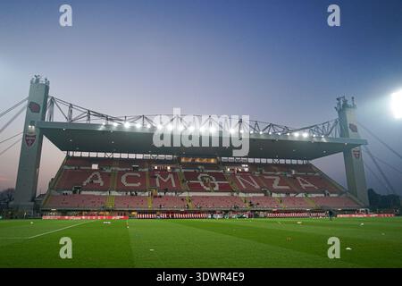 U-Power Stadion während des italienischen Meisterschaftsspiels der Serie B zwischen AC Monza und Virtus Entella am 27. Februar 2026 im U-Power Stadion in Monza, Italien - Foto Alessio Morgese / DPPI Stockfoto