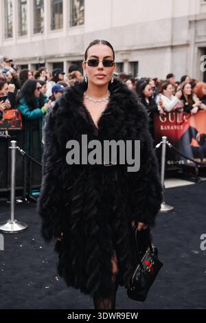 Mailand, Italien. Februar 2026. Damenmode, Herbst/Winter 2026/2027 - Gucci Fashion Show - Ankunft der Gäste. Im Bild: Georgina Rodriguez (argentinisch-spanisches Model, Freundin des Fußballspielers Cristiano Ronaldo) Credit: Independent Photo Agency/Alamy Live News Stockfoto