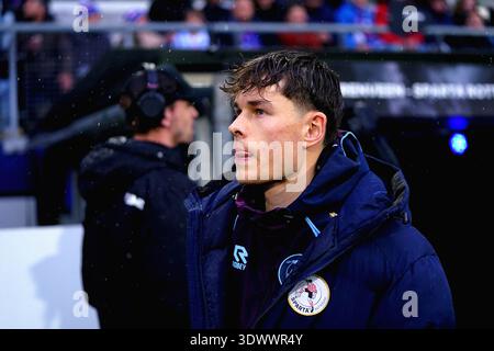 Heerenveen - Casper Terho aus Sparta Rotterdam während der Eredivisie Saison 2025/2026. Das Spiel findet am 28. Februar 2026 in Heerenveen gegen Sparta Rotterdam Eredivisie 2025-2026 im Abe Lenstra Stadion in Heerenveen, Niederlande statt. (VK Sportphoto/Danny de Groot) Stockfoto