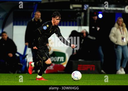 Heerenveen - Casper Terho aus Sparta Rotterdam während der Eredivisie Saison 2025/2026. Das Spiel findet am 28. Februar 2026 in Heerenveen gegen Sparta Rotterdam Eredivisie 2025-2026 im Abe Lenstra Stadion in Heerenveen, Niederlande statt. (VK Sportphoto/Danny de Groot) Stockfoto