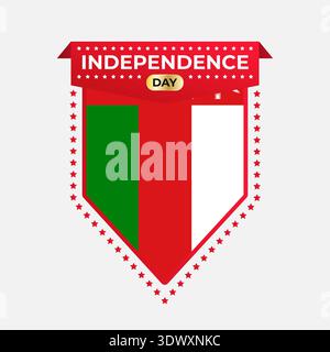 Oman Independence Day Banner Design, Vektor-bearbeitbares Design, kann für Geschäfts- oder Präsentationsdesign verwendet werden. Stock Vektor